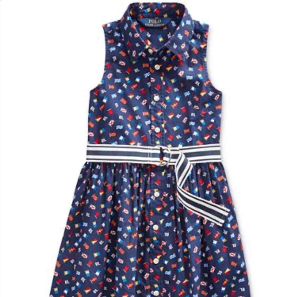 NWT Ralph Lauren flag dress